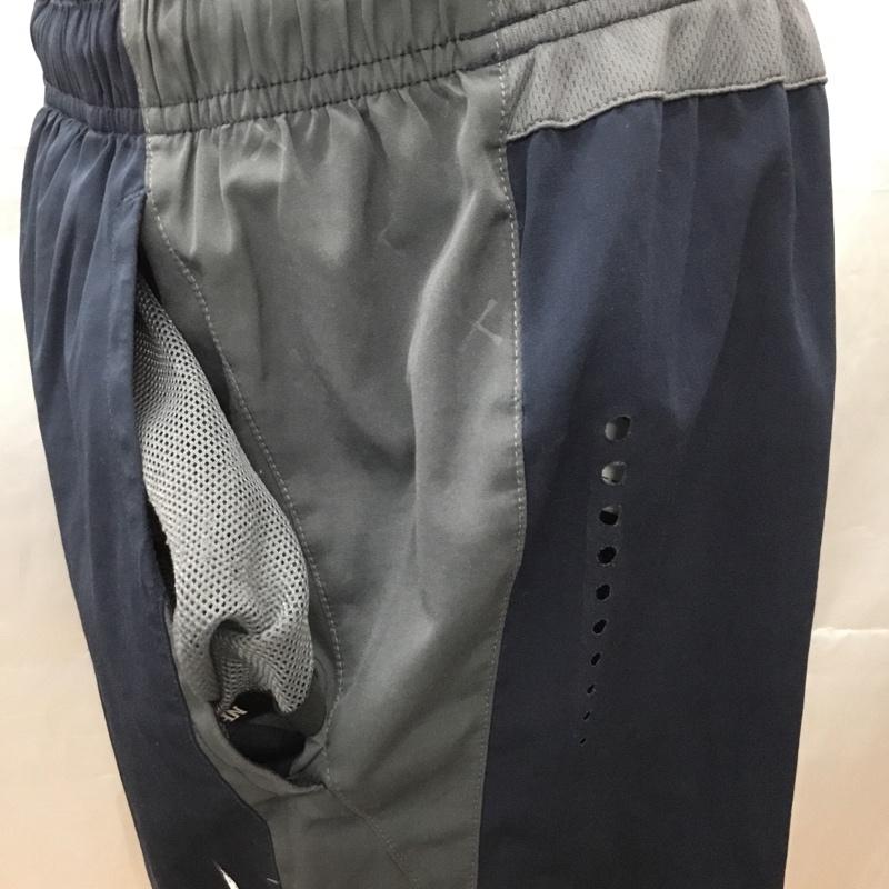 ナイキ NIKE パンツ ショートパンツ ショートパンツ ハーフパンツ カジュアルパンツ スポーツウェア XL ロゴ、文字 灰 / グレー / X 紺 / ネイビー / メンズ USED 古着 中古 10108783