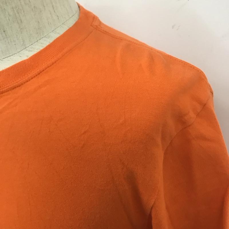 ナイキ NIKE Tシャツ 半袖 半袖カットソー プリントTシャツ クルーネックカットソー スポーツウェア S プリント 橙 / オレンジ / メンズ USED 古着 中古 10107254