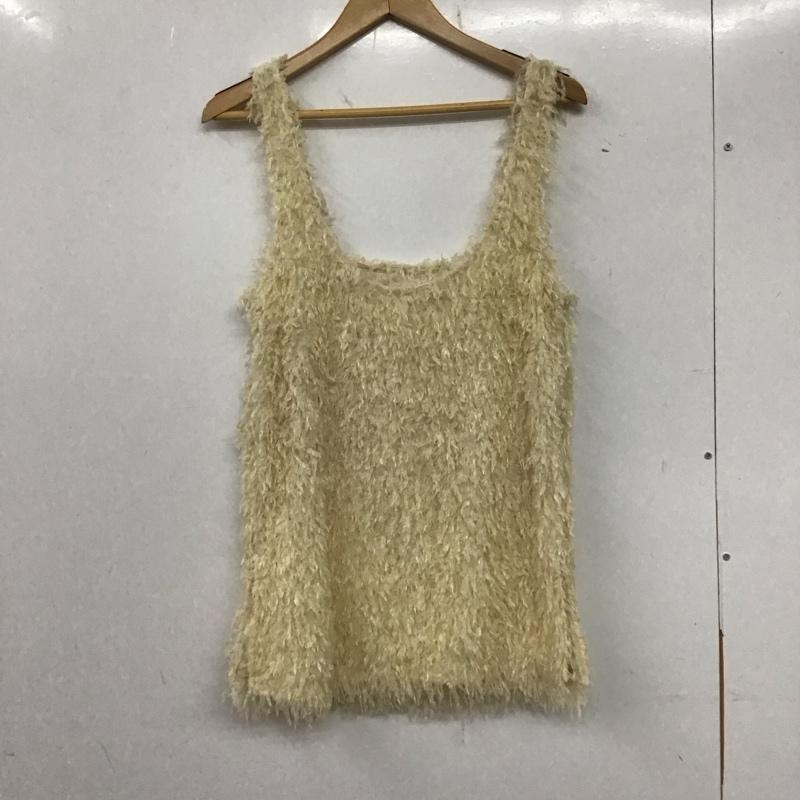 ローリーズファーム LOWRYS FARM タンクトップ タンクトップ ノースリーブ FREE 無地 アイボリー / アイボリー / レディース USED 古着 中古 10138084