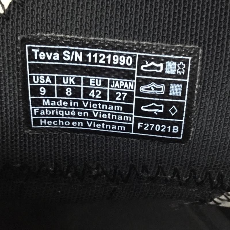 テバ Teva サンダル サンダル 1121990 ハリケーンボルト 27cm 箱有 White Mountaineering 27.0cm ロゴ、文字 黒 / ブラック / メンズ USED 古着 中古 10113682
