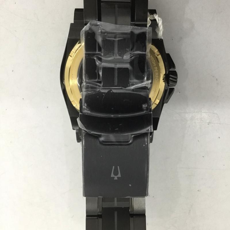 ブローバ BULOVA 腕時計 アナログ(クォーツ式) 98B295 GRAMMY Awards SPECIAL Edition 箱有 ロゴ、文字 黒 / ブラック / メンズ USED 古着 中古 10133885