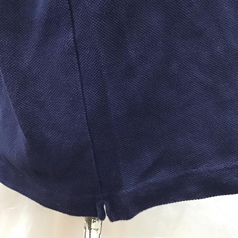 ラコステ LACOSTE ポロシャツ 半袖 38 無地 紺 / ネイビー / レディース USED 古着 中古 10123410