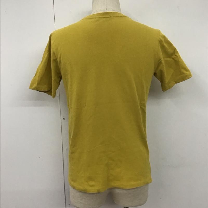 アーバンリサーチ URBAN RESEARCH Tシャツ 半袖 半袖カットソー プリントTシャツ クルーネックカットソー 38 ロゴ、文字 黄 / イエロー / メンズ USED 古着 中古 10107249