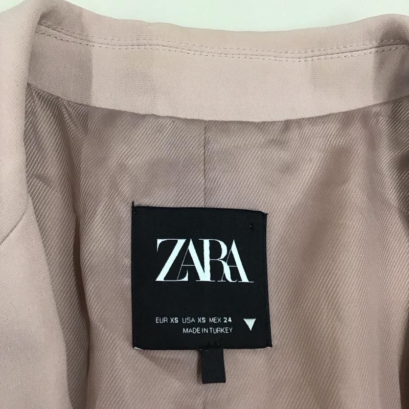 ザラ ZARA ジャケット、上着 ジャケット、ブレザー 長袖ジャケット カジュアルジャケット アウター オーバーサイズ XS 無地 桃 / ピンク / レディース USED 古着 中古 10118559