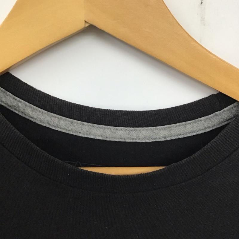 パタゴニア patagonia Tシャツ 半袖 半袖カットソー プリントTシャツ クルーネックカットソー M ロゴ、文字 黒 / ブラック / メンズ USED 古着 中古 10137071