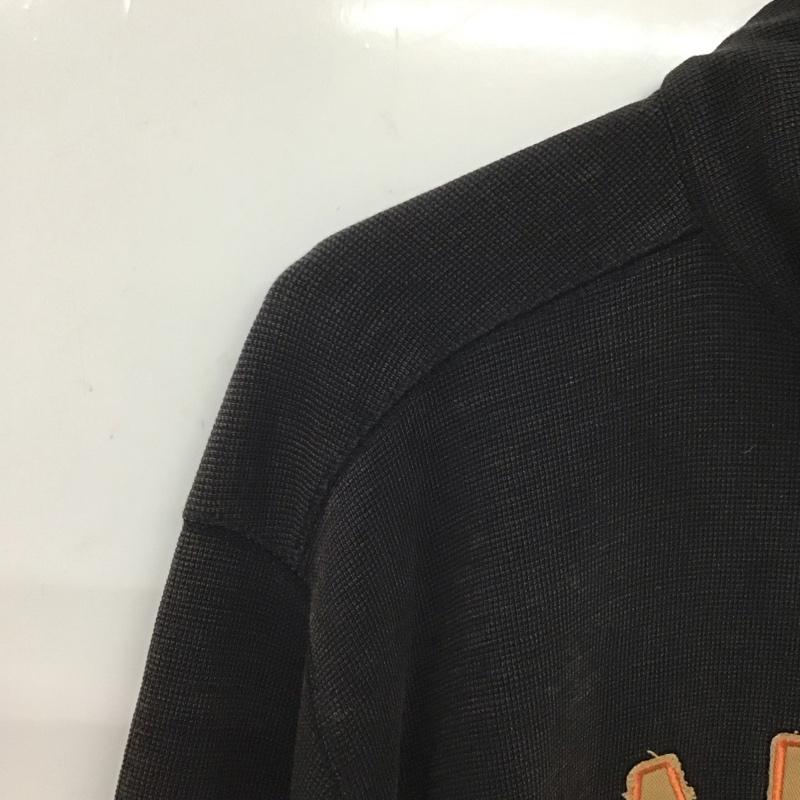 ハーレーダビッドソン Harley-Davidson トレーナー 長袖 GM00044025 カットソー ハーフジップ M ロゴ、文字 黒 / ブラック / メンズ USED 古着 中古 10133570