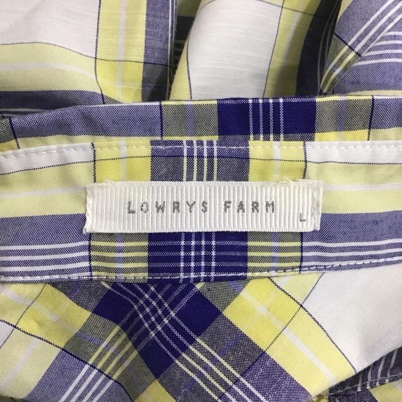 ローリーズファーム LOWRYS FARM シャツ、ブラウス 半袖 L チェック マルチカラー / マルチカラー / レディース USED 古着 中古 10113999