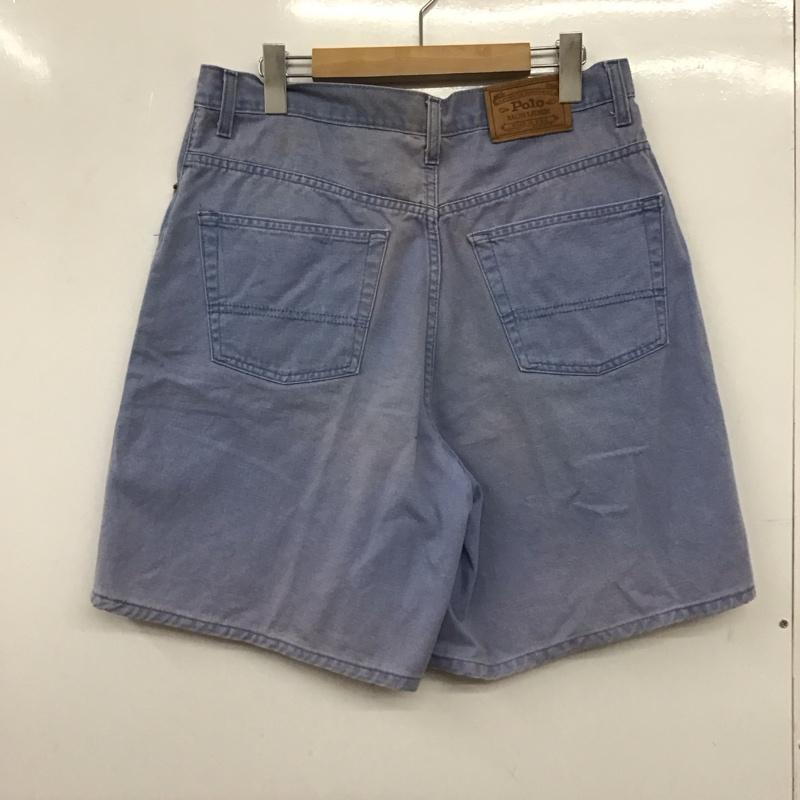 ポロラルフローレン POLO RALPH LAUREN パンツ ショートパンツ デニムパンツ ハーフパンツ ショートパンツ 32インチ 無地 インディゴ / インディゴ / メンズ USED 古着 中古 10137079