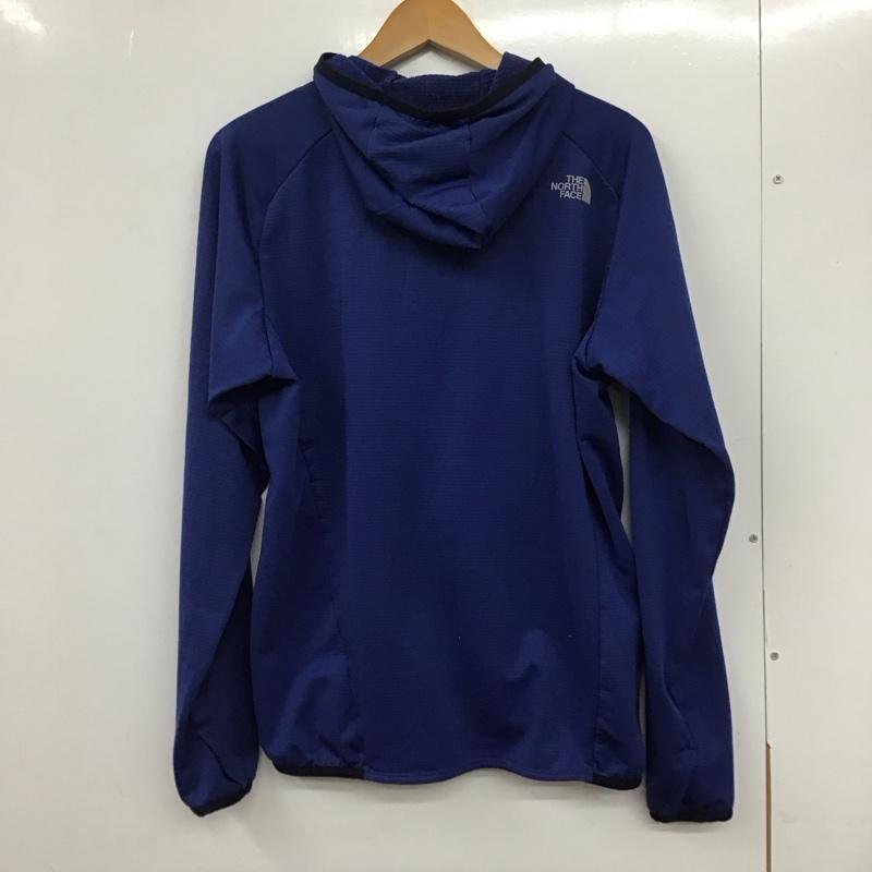 ザノースフェイス THE NORTH FACE パーカー 長袖 nt61878 マウンテンパーカー ジップアップパーカー アウター L ロゴ、文字 青 / ブルー / メンズ USED 古着 中古 10132391