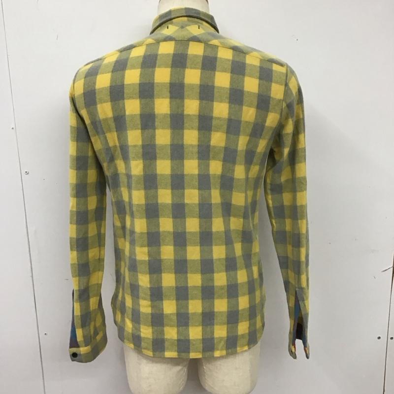 アール・ニューボールド R.NEWBOLD シャツ、ブラウス 長袖 長袖シャツ カラーシャツ ポケットシャツ 長袖カットソー チェックシャツ M チェック マルチカラー / マルチカラー / メンズ USED 古着 中古 10113745
