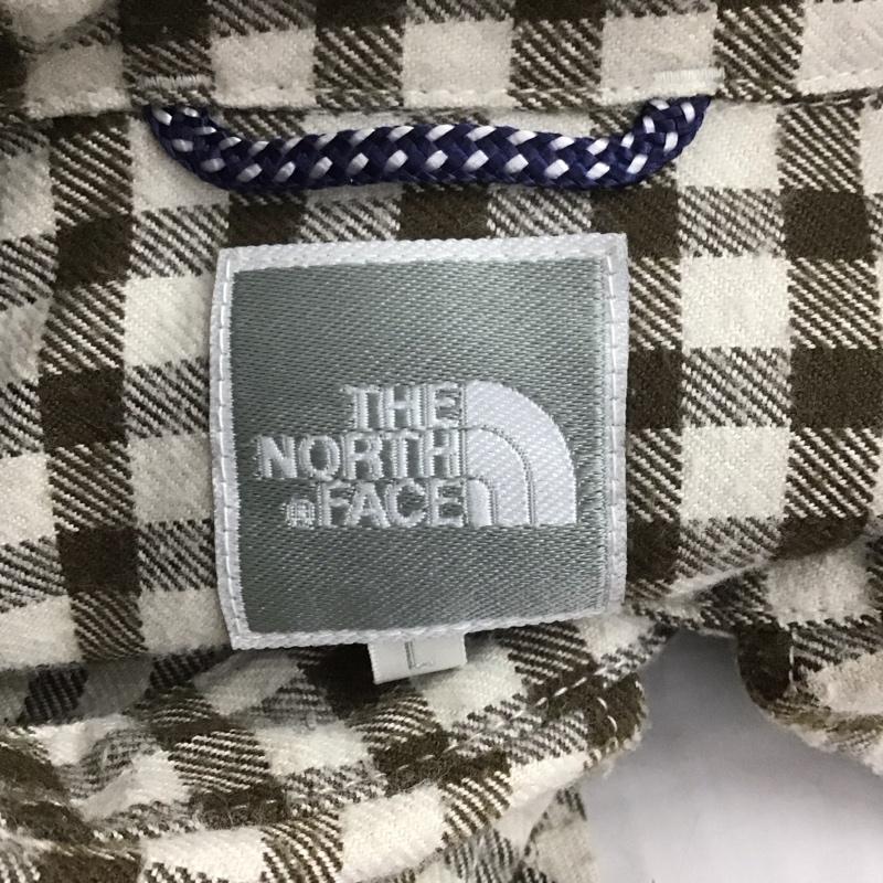 ザノースフェイス THE NORTH FACE ワンピース ひざ丈スカート nrw61218 ポリコットンネルシャツワンピース L チェック マルチカラー / マルチカラー / レディース USED 古着 中古 10108508