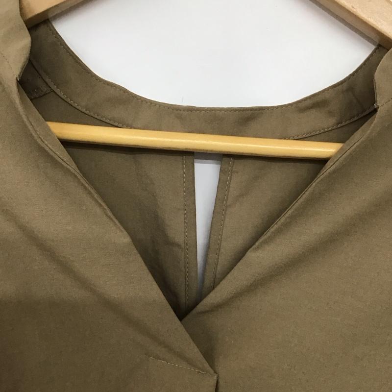 アズールバイマウジー AZUL BY MOUSSY シャツ、ブラウス 長袖 250FAB30-294G BACK TWIST SKIPPER L/S SH M 無地 ベージュ / ベージュ / レディース USED 古着 中古 10130196