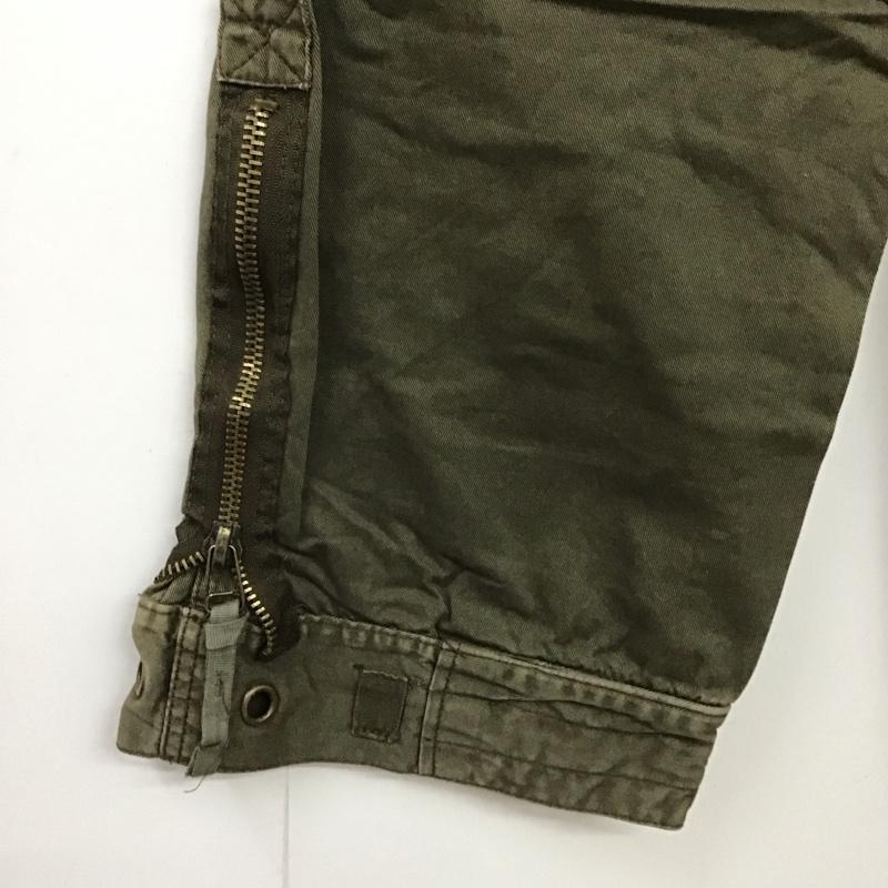 アバクロンビーアンドフィッチ ABERCROMBIE&FITCH パンツ ワークパンツ、ペインターパンツ ミリタリーパンツ ワイドパンツ カジュアルパンツ カーゴパンツ L 無地 カーキ / カーキ / メンズ USED 古着 中古 10138733