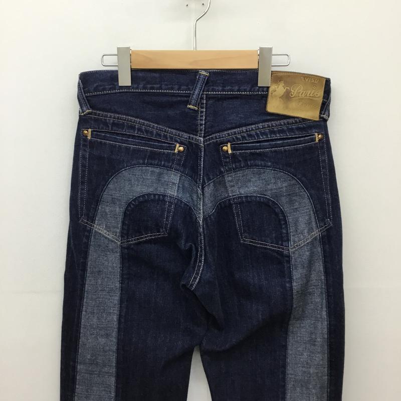 エヴィス EVISU パンツ デニム、ジーンズ SIOTANI BROTHER 大黒切替 30インチ インディゴ / インディゴ / メンズ USED 古着 中古 10134497