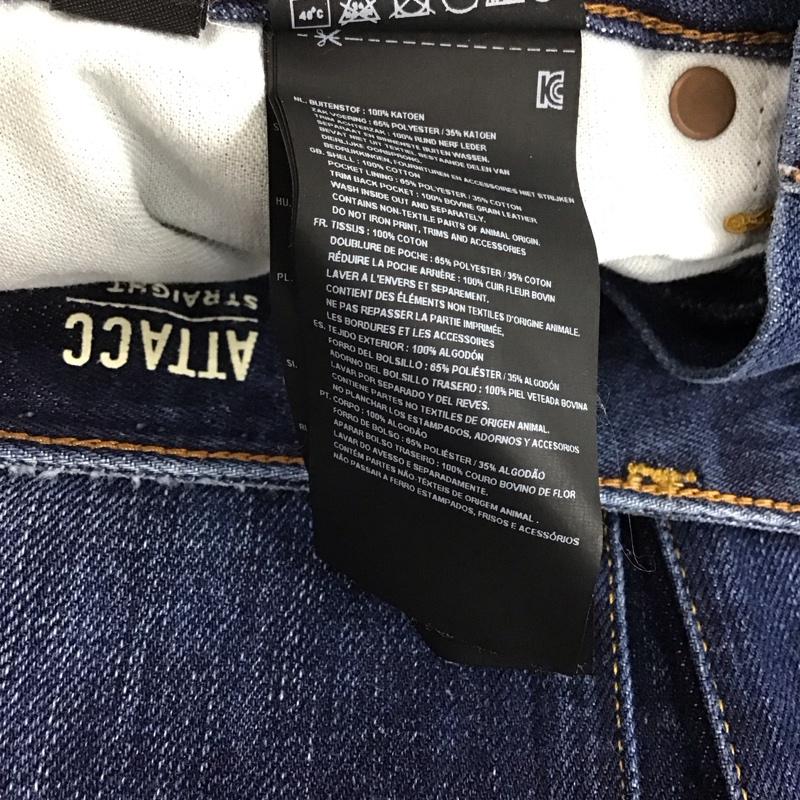 ジースターロゥ G-STAR RAW パンツ デニム、ジーンズ デニムパンツ スリムパンツ カジュアルパンツ 28インチ 無地 インディゴ / インディゴ / メンズ USED 古着 中古 10132240