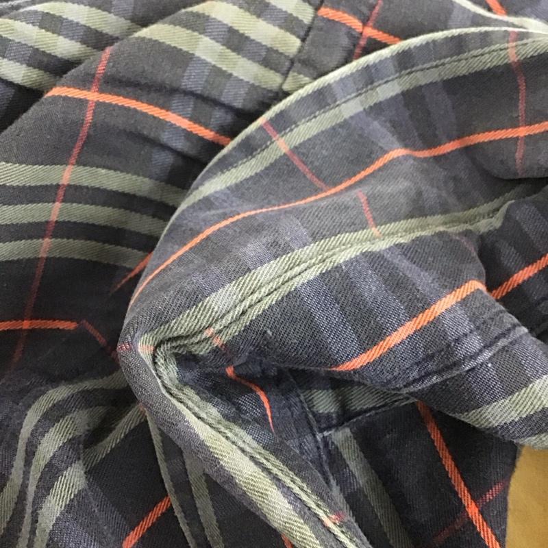 バーバリーズ BURBERRYS シャツ、ブラウス 長袖 長袖シャツ チェックシャツ カラーシャツ ボタンダウンシャツ S チェック マルチカラー / マルチカラー / メンズ USED 古着 中古 10132093