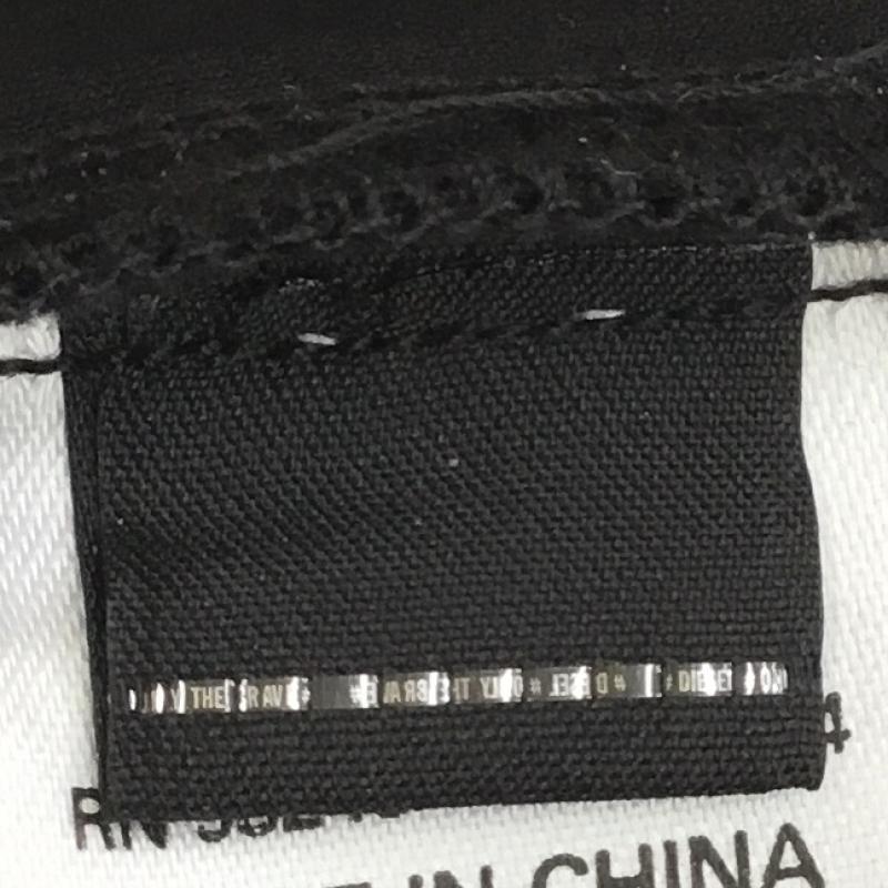 ディーゼル DIESEL ワンピース ひざ丈スカート XS ロゴ、文字 黒 / ブラック / レディース USED 古着 中古 10134147
