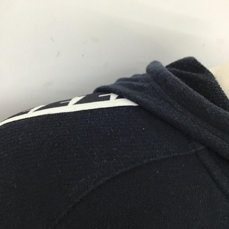 ナイキ NIKE パーカー 長袖 357472-010 FullZipHoodedSweatshirt ジップアップパーカー スポーツウェア XL ロゴ、文字 紺 / ネイビー / メンズ USED 古着 中古 10119038