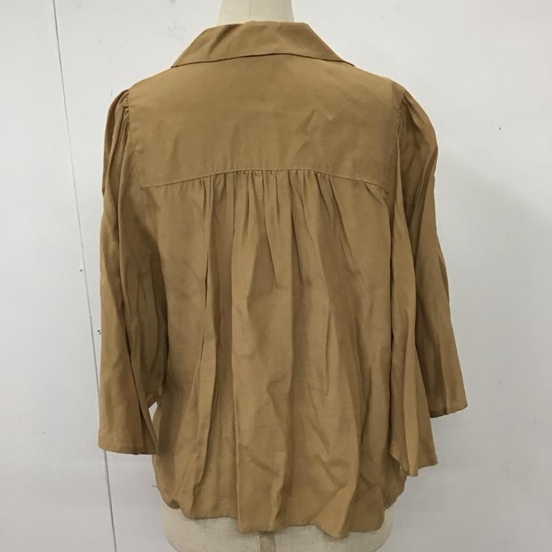 スライ SLY シャツ、ブラウス 半袖 030bsm30-7300 2 無地 ベージュ / ベージュ / レディース USED 古着 中古 10119881
