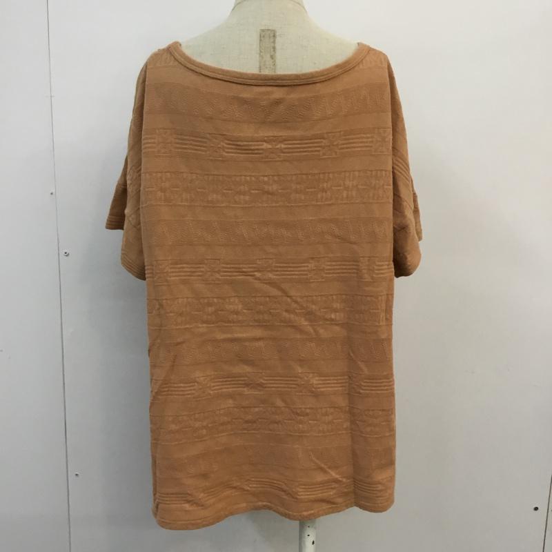 ロンハーマン Ron Herman カットソー 半袖 クルーネック プルオーバー S ネイティブ柄 橙 / オレンジ /  レディース USED 古着 中古 10049168