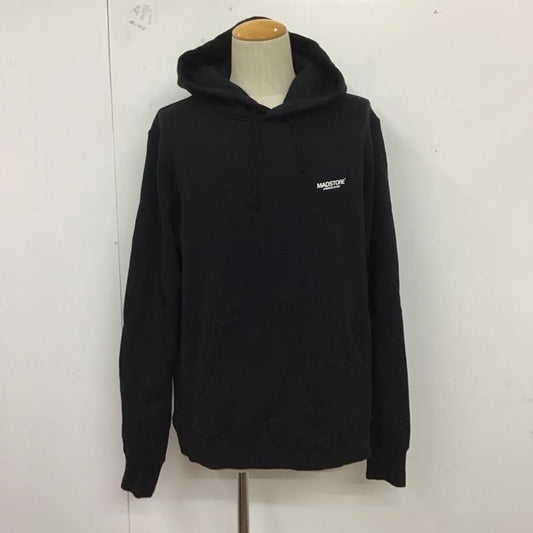 アンダーカバー UNDERCOVER パーカー 長袖 mux9805-03 バックプリント プルオーバーパーカー 長袖スウェット 5 ロゴ、文字 黒 / ブラック /  メンズ USED 古着 中古 10124946
