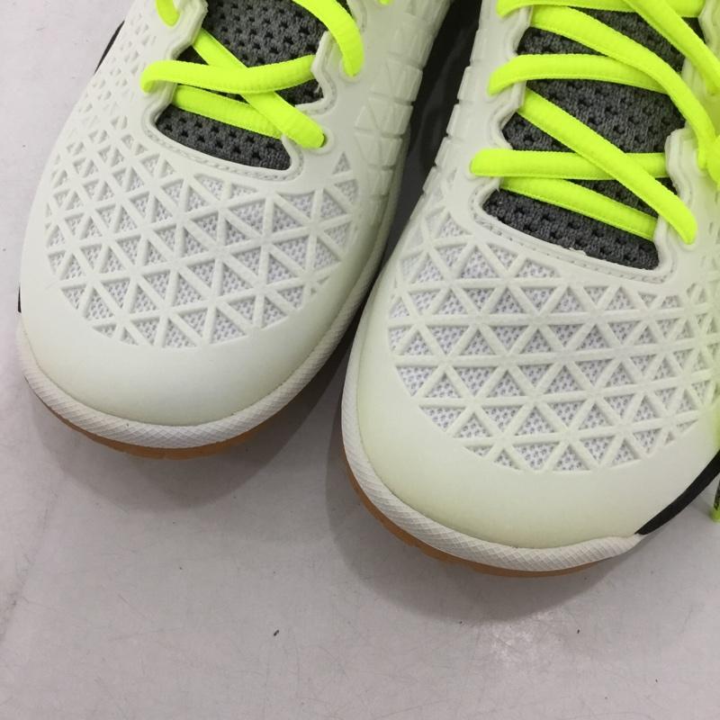 ヨネックス YONEX スニーカー スニーカー SHBELSZMD バドミントンシューズ パワークッション エクリプションZミッド 26cm 箱有 26.0cm ロゴ、文字 白 / ホワイト / X 黒 / ブラック / X 黄 / イエロー / メンズ USED 古着 中古 10150019