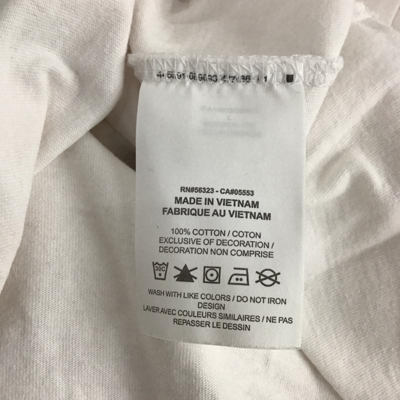 エアジョーダン AIR JORDAN Tシャツ 半袖 半袖カットソー プリントTシャツ クルーネックカットソー L ロゴ、文字 白 / ホワイト / メンズ USED 古着 中古 10146994