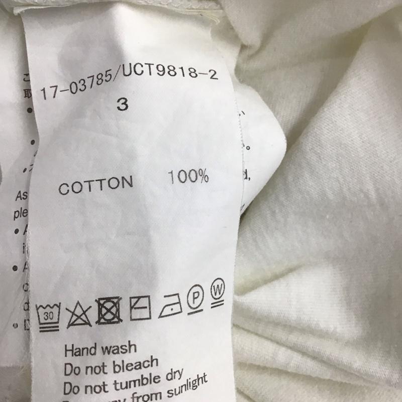 サカイ Sacai Tシャツ 半袖 17-03785/uct9818-2 UNDERCOVER コラボ プリントTシャツ 3 プリント 白 / ホワイト / メンズ USED 古着 中古 10148022