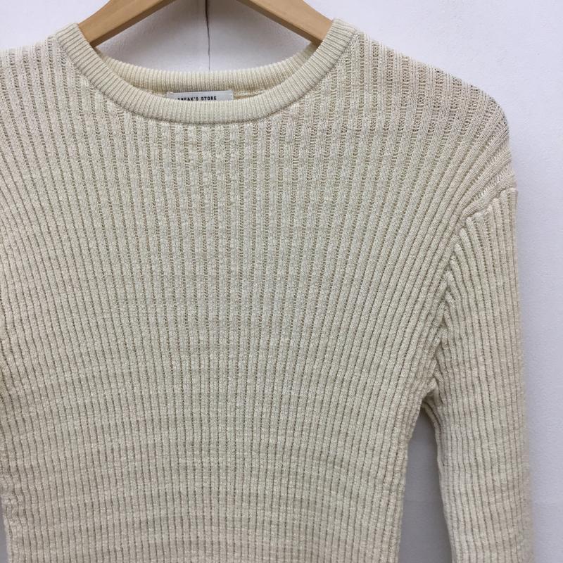 フリークスストア FREAK S STORE カットソー 長袖 ニットカットソー FREE 無地 ベージュ / ベージュ / レディース USED 古着 中古 10139807