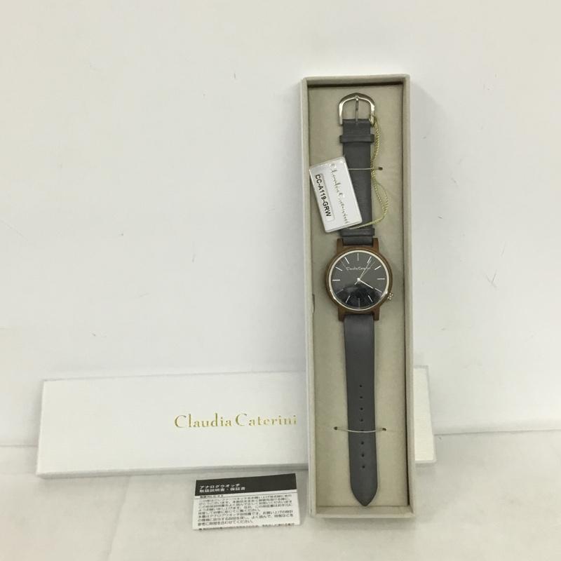 古着 USED 腕時計 アナログ(クォーツ式) CC-A119 Claudia Caterini 箱有 ロゴ、文字 灰 / グレー / メンズ USED 古着 中古 10135055