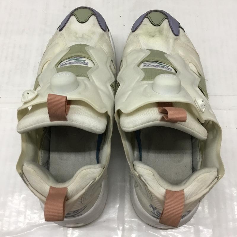 リーボック Reebok スニーカー スニーカー 720 FY2920 INSTAPUMP FURY OG 24.5cm 24.5cm ロゴ、文字 アイボリー / アイボリー / レディース USED 古着 中古 10116884