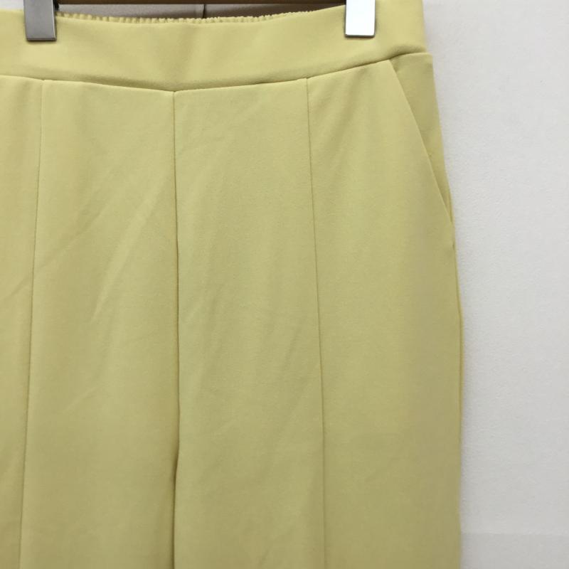 グローバルワーク GLOBAL WORK パンツ スラックス M 無地 黄 / イエロー / レディース USED 古着 中古 10139786