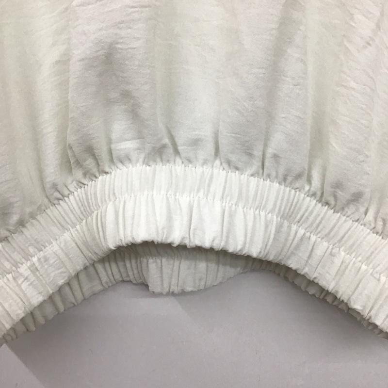 ザラ ZARA カットソー 半袖 半袖カットソー 無地Tシャツ クルーネックカットソー M 無地 白 / ホワイト / レディース USED 古着 中古 10129533