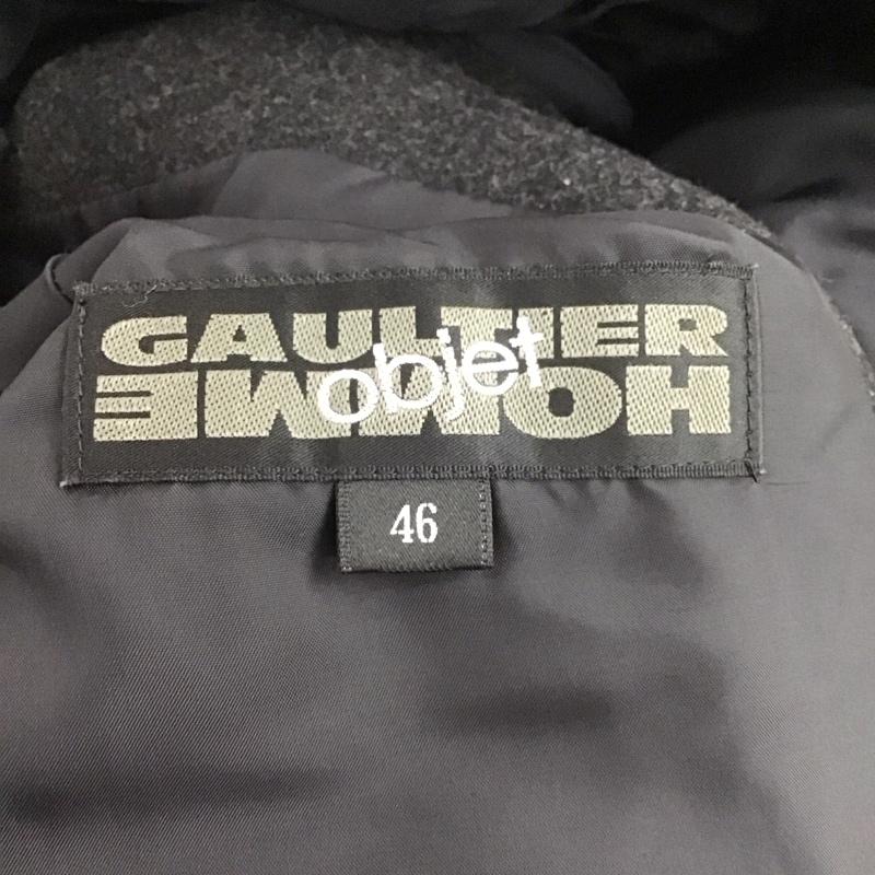 ゴルチエオムオブジェ GAULTIER HOMME objet コート コート一般 026-5-CCC-HG 46 無地 チャコールグレー / チャコールグレー / メンズ USED 古着 中古 10106232