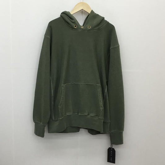 ユーズドクロージング used clothes パーカー 長袖 LES TIEN パーカー L 無地 カーキ / カーキ /  メンズ USED 古着 中古 10124622