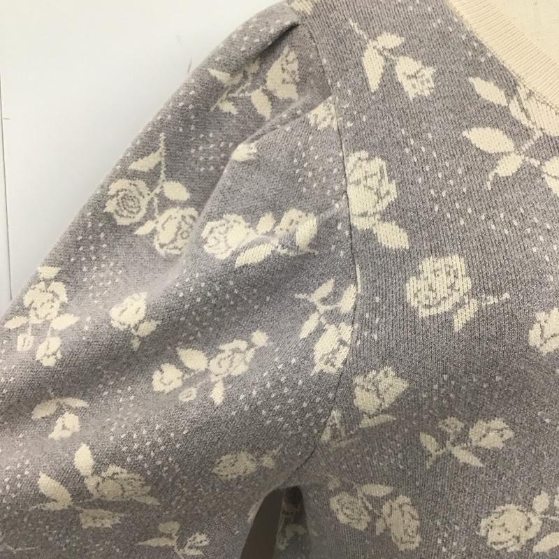 ナイスクラップ NICE CLAUP カーディガン 長袖 FREE 総柄 マルチカラー / マルチカラー / レディース USED 古着 中古 10108137