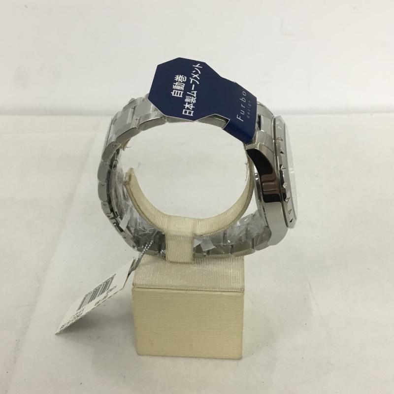 ファルボ FURBO 腕時計 アナログ(自動巻き) F5021 箱有 ロゴ、文字 銀 / シルバー / メンズ USED 古着 中古 10134958