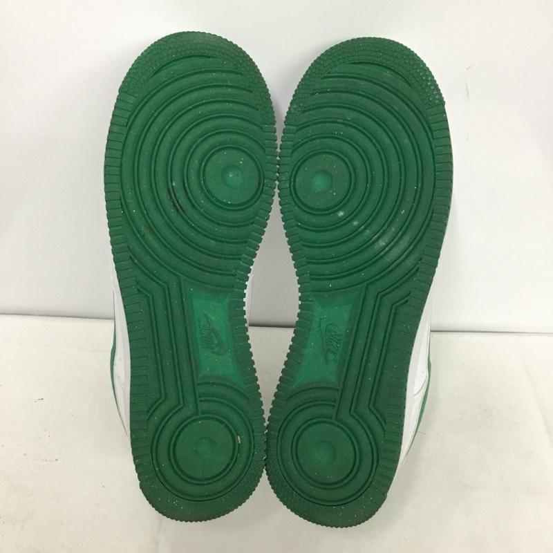 ナイキ NIKE スニーカー スニーカー FJ4146 102 AIR FORCE1 07 27cm 箱有 27.0cm ロゴ、文字 白 / ホワイト / X 緑 / グリーン / メンズ USED 古着 中古 10137993