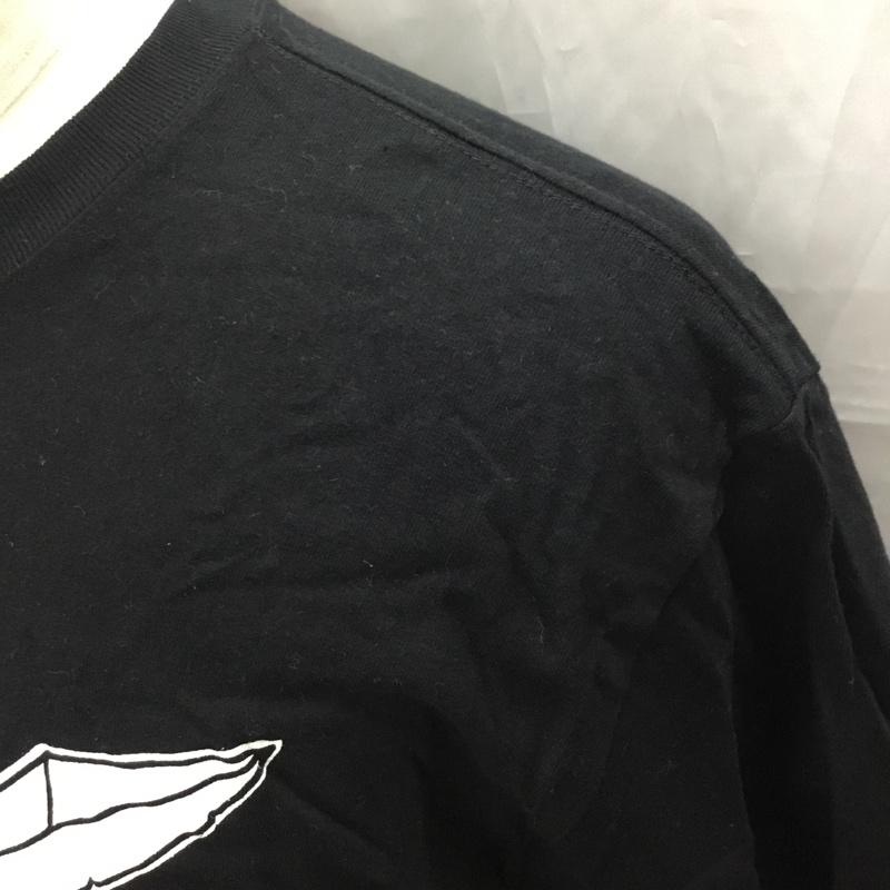 ルーディーズ RUDIES Tシャツ 半袖 半袖カットソー プリントTシャツ クルーネックカットソー XL ロゴ、文字 黒 / ブラック /  メンズ USED 古着 中古 10111298