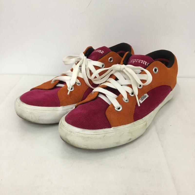 バンズ VANS スニーカー スニーカー 721454 ローカット 28cm Supreme CROC SUEDE 28.0cm ロゴ、文字 橙 / オレンジ / X マゼンタ / マゼンタ / メンズ USED 古着 中古 10139217