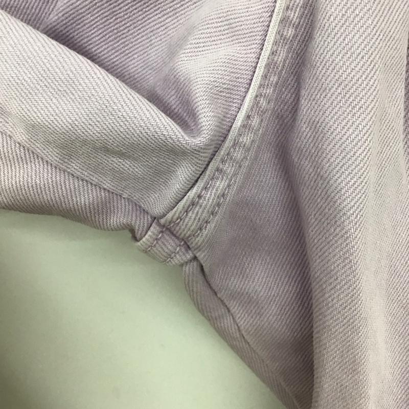 ザラ ZARA パンツ デニム、ジーンズ 40 無地 紫 / パープル / レディース USED 古着 中古 10136818