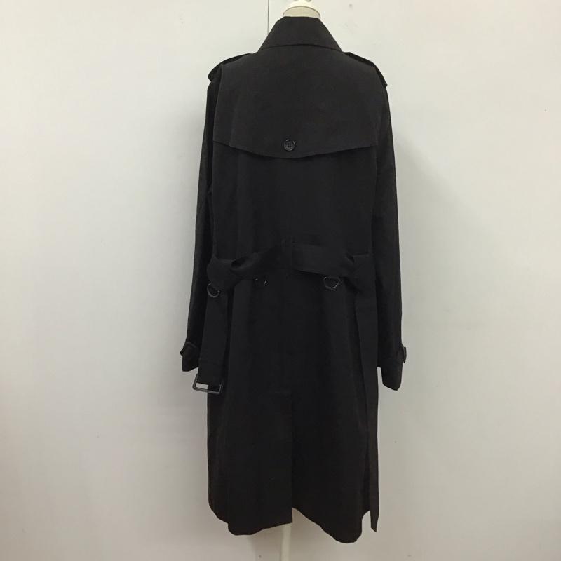 バーバリーロンドン Burberry London コート トレンチコート B2A89-430-09 46 46 無地 黒 / ブラック / レディース USED 古着 中古 10112957