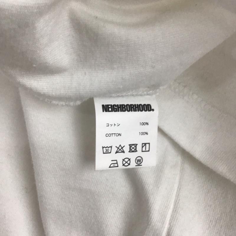ネイバーフッド NEIGHBORHOOD Tシャツ 半袖 半袖カットソー プリントTシャツ クルーネックカットソー M ロゴ、文字 白 / ホワイト / メンズ USED 古着 中古 10123759