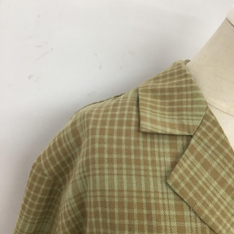 スライ SLY ワンピース ミニスカート 030DAM33-2550 CHECK WRAP SH OP シャツワンピース 1 チェック ベージュ / ベージュ / X カーキ / カーキ / レディース USED 古着 中古 10108230