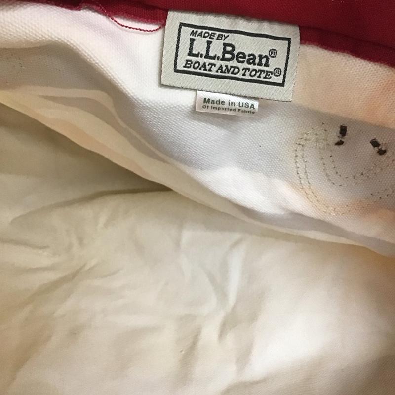 エルエルビーン L.L.Bean トートバッグ トートバッグ OPD11 USA製 90S 90年代 コットン ボーダー柄 マルチカラー / マルチカラー / メンズ USED 古着 中古 10141063