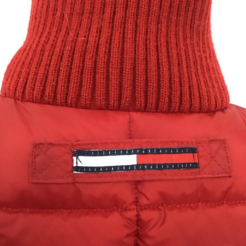 トミーヒルフィガー TOMMY HILFIGER ジャケット、上着 ジャケット、ブレザー 223-611218-720 中綿ジャケット M ワンポイント 赤 / レッド / レディース USED 古着 中古 10121581