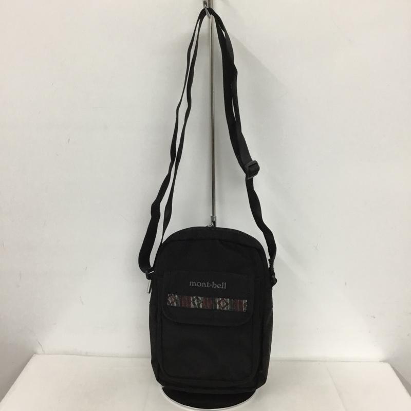 モンベル mont-bell ショルダーバッグ ショルダーバッグ ML5O-E16S-071 ミニショルダー ポシェット ロゴ、文字 黒 / ブラック / メンズ USED 古着 中古 10124635