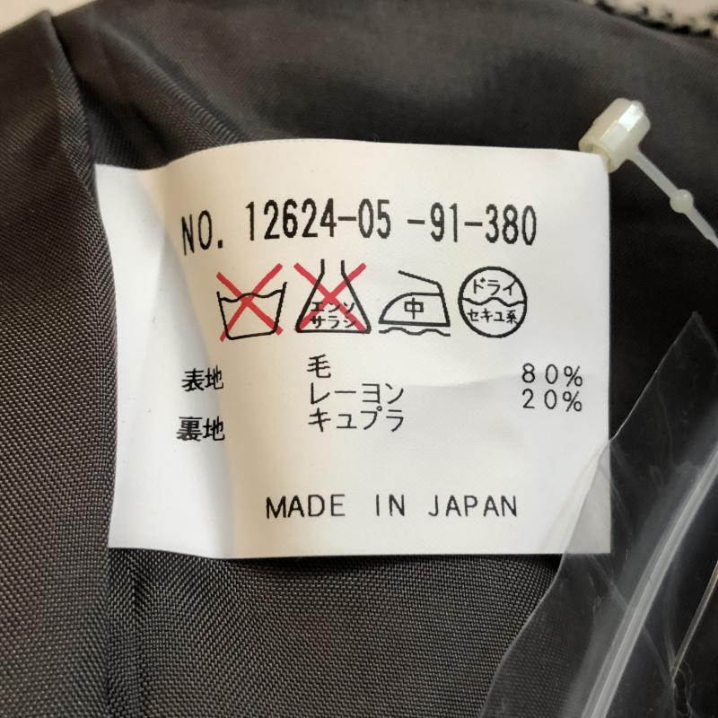 アナイ ANAYI パンツ ショートパンツ ウール ハーフパンツ ロールアップ センタープレス 38 チェック X 総柄 X 千鳥格子 黒 / ブラック / X 白 / ホワイト / X 灰 / グレー / レディース USED 古着 中古 10029178