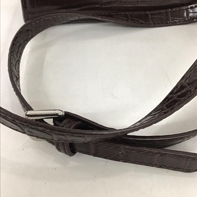 ザラ ZARA ショルダーバッグ ショルダーバッグ ミニバッグ アニマル柄 ダークブラウン / ダークブラウン / レディース USED 古着 中古 10135274