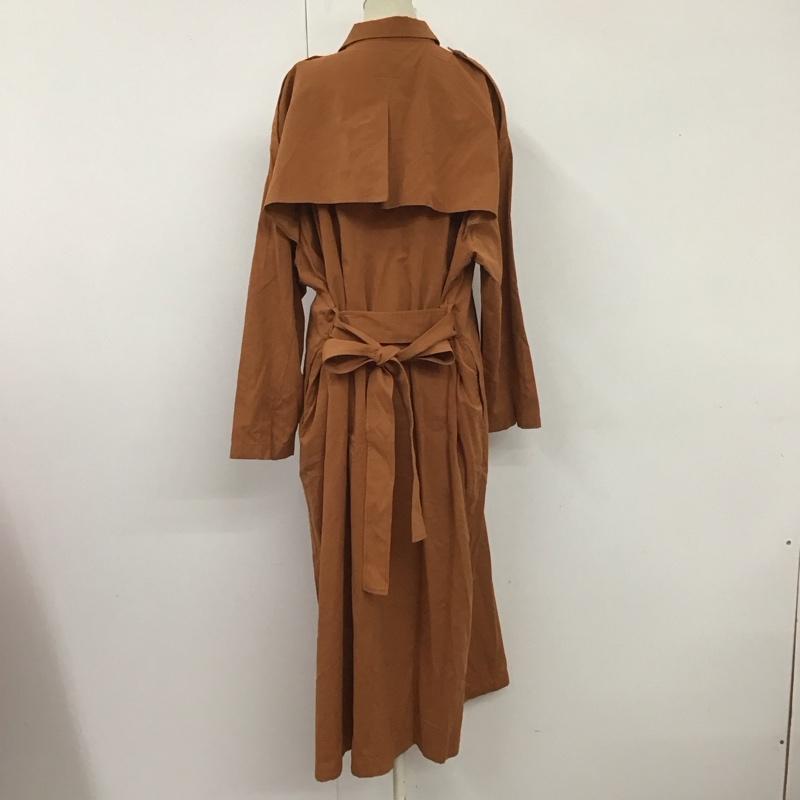 スライ SLY ジャケット、上着 ジャケット、ブレザー 030CAY30-3360 トレンチガウン タグ付き 1 無地 茶 / ブラウン / レディース USED 古着 中古 10113023